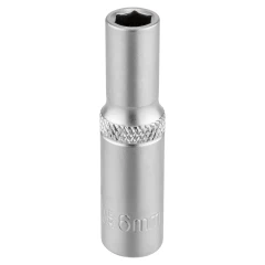 Головка глубокая 6мм (6гр.), 1/4''