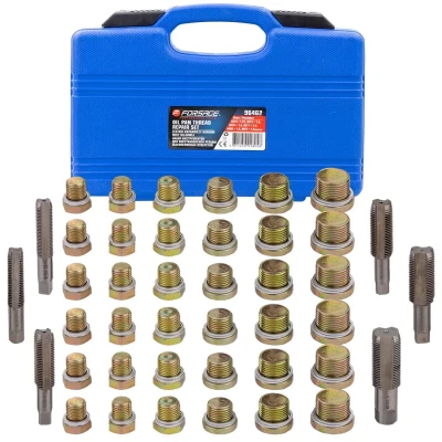 Набор инструментов для восстановления резьбы маслосливных отверстий