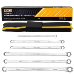 Ключи накидные экстра длинные, набор 6пр. (8x10, 11x13, 12x14, 15x17, 16x18, 19x21мм)