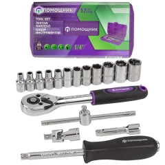 Набор инструментов 17пр.1/4''(6гр.)(4-13мм)