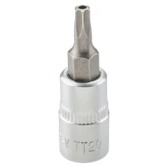 Головка-бита TORX T20H c отверстием, 1/4''