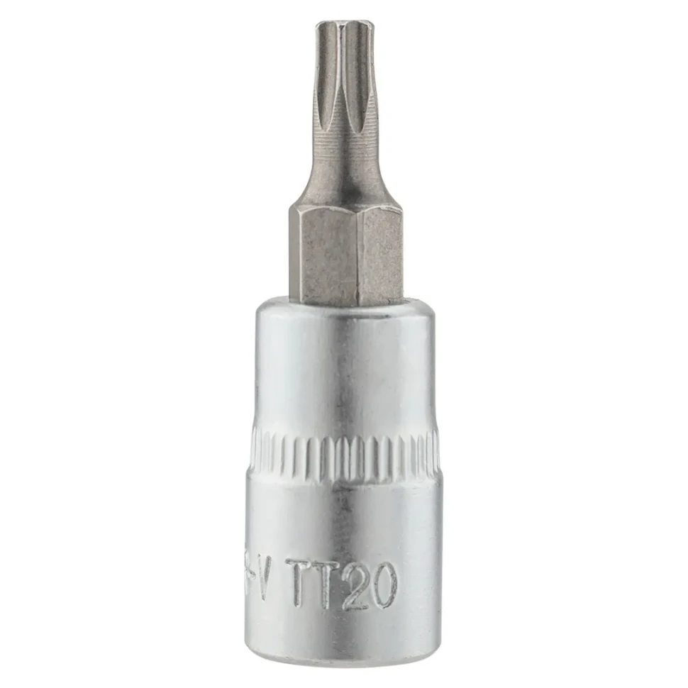 Головка-бита TORX T20H c отверстием, 1/4''