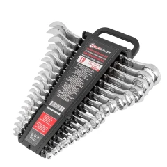 Набор ключей комбинированных 18 пр (8-19,21,22,24,27,30,32мм), в пластиковом держателе