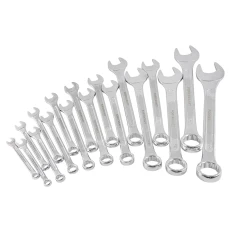 Набор ключей комбинированных 18 пр (8-19,21,22,24,27,30,32мм), в пластиковом держателе