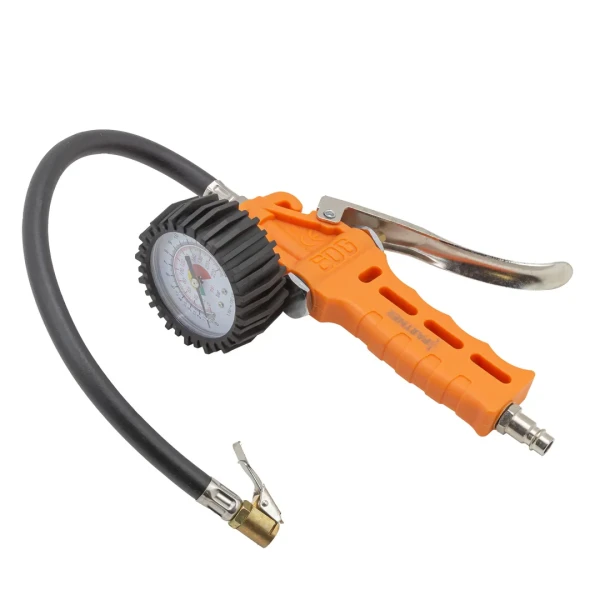 Пистолет для подкачки шин с манометром и шлангом