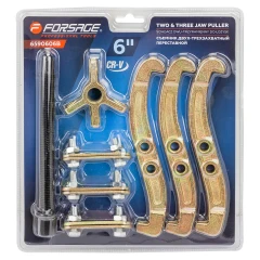 Съемник двух-трехзахватный переставной 6''