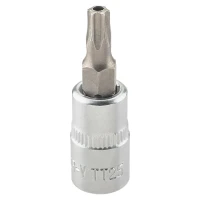 Головка-бита TORX T25H c отверстием, 1/4''