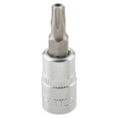 Головка-бита TORX T25H c отверстием, 1/4''