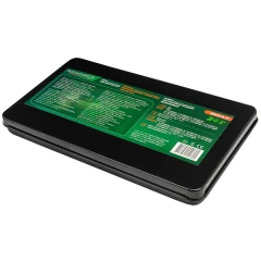 Набор метчиков и плашек дюймовый 24пр. (1/4, 5/16, 3/8, 7/16, 1/2), в металлическом кейсе