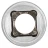 Головка глубокая 8мм (6гр.), 1/4''