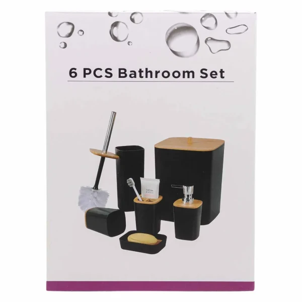 Набор для ванной комнаты 7пр. (мыльница,дозатор для мыла,подставка для зубных щеток,для косметических аксессуаров,ершик,подставка для ершика,корзина )