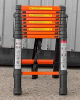 Стремянка телескопическая алюм. бытовая 2.9м (10+10 ступ.)