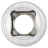 Головка глубокая 9мм (6гр.), 1/4''
