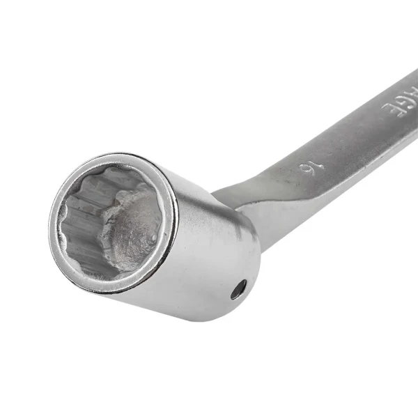 Ключ торцевой шарнирный двухсторонний 16х17мм на пластиковом держателе