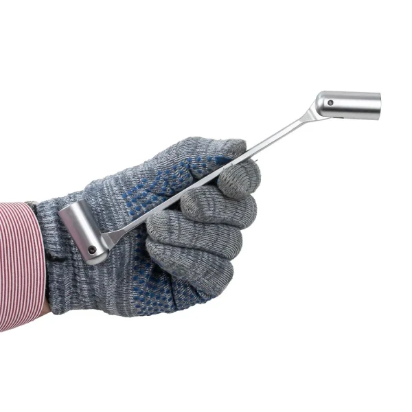 Ключ торцевой шарнирный двухсторонний 16х17мм на пластиковом держателе