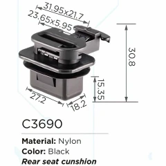 Клипса для крепления внутренней обшивки а/м Хонда пластиковая (100шт/уп.)