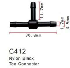 Клипса для крепления внутренней обшивки а/м универсальная пластиковая (100шт/уп.)