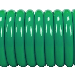 Шланг витой полиуретановый 10мм х 14мм х 10м с быстроразъемами (латунь, максимальное давление - 15bar, рабочая температура от -20 до +60 гр.)