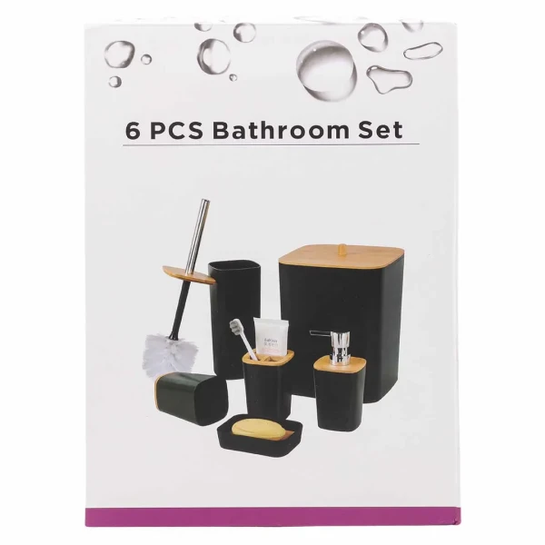 Набор для ванной комнаты 7пр. (мыльница,дозатор для мыла,подставка для зубных щеток,для косметических аксессуаров,ершик,подставка для ершика,корзина )
