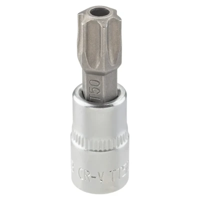 Головка-бита TORX T50H c отверстием, 1/4''