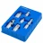 Набор адаптеров 6пр(3/8''(F)x1/2''(M),1/2''(F)x3/8''(M),1/2''(F)x3/4''(M),3/4''(F)x1/2''(M),удлинитель 125мм, кардан 1/2''),в ложементе