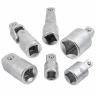 Набор адаптеров 6пр(3/8''(F)x1/2''(M),1/2''(F)x3/8''(M),1/2''(F)x3/4''(M),3/4''(F)x1/2''(M),удлинитель 125мм, кардан 1/2''),в ложементе