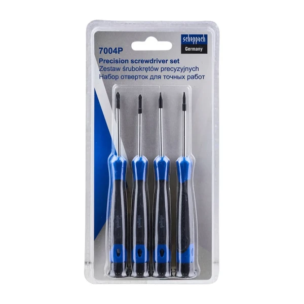Отвертки для точных работ, набор 4пр.