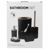 Набор для ванной комнаты 7пр. (мыльница,дозатор для мыла,подставка для зубных щеток,для косметических аксессуаров,ершик,подставка для ершика,корзина )