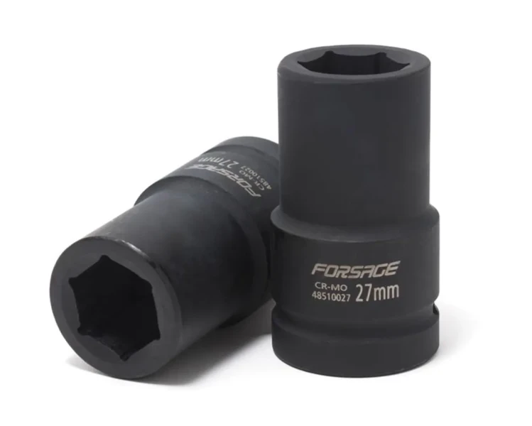 Головка ударная глубокая 17мм (6гр.), 1''