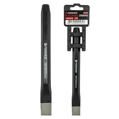 Зубило с шестигранным основанием 19мм (L-203мм),на пластиковом держателе