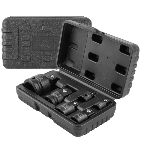 Набор адаптеров ударных, 6пр.(1/4''(F)x3/8''(M),3/8''(F)x1/4''(M),3/8''(F)x1/2''(M),1/2''(F)x3/8''(M),1/2''(F)x3/4''(M),3/4''(F)x1/2''(M)в кейсе