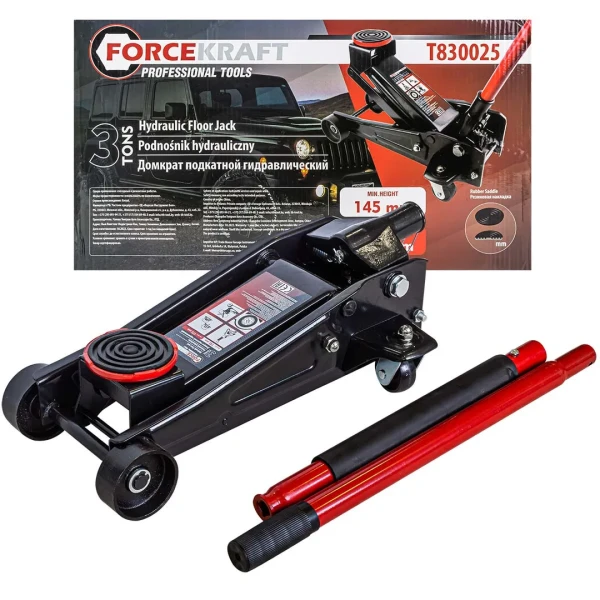 Домкрат подкатной гидравлический 3т.