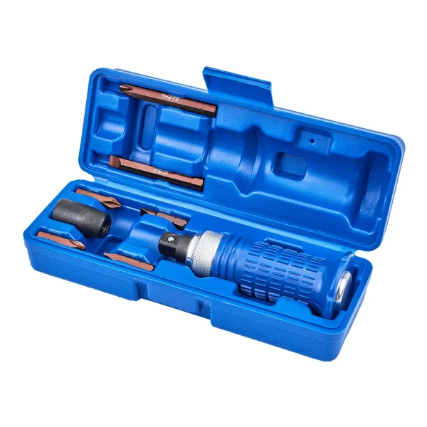 Отвертка ударная с набором бит и адаптером 8пр.