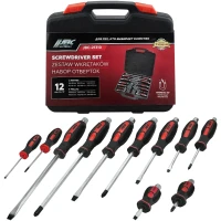 Отвертки ударные, набор 12пр.