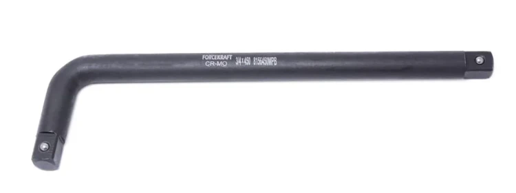 Вороток Г-образный двухсторонний ударный CR-Mo, 490мм, 3/4''