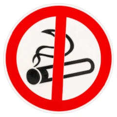 Коврик нескользящий д/панели ''No Smoke''(ф16см