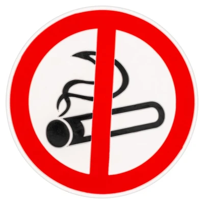 Коврик нескользящий д/панели ''No Smoke''(ф16см