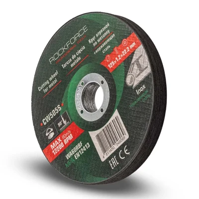 Круг отрезной по металлу и нержавеющей стали 125x1.2x22.2мм (к-т 10 шт)