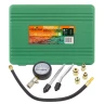 Индикатор компрессии бензинового двигателя Profi 8пр.(0-21Bar, М10, М12, М14, М18 + 2 жестких прижимных адаптера-переходника) , в кейсе