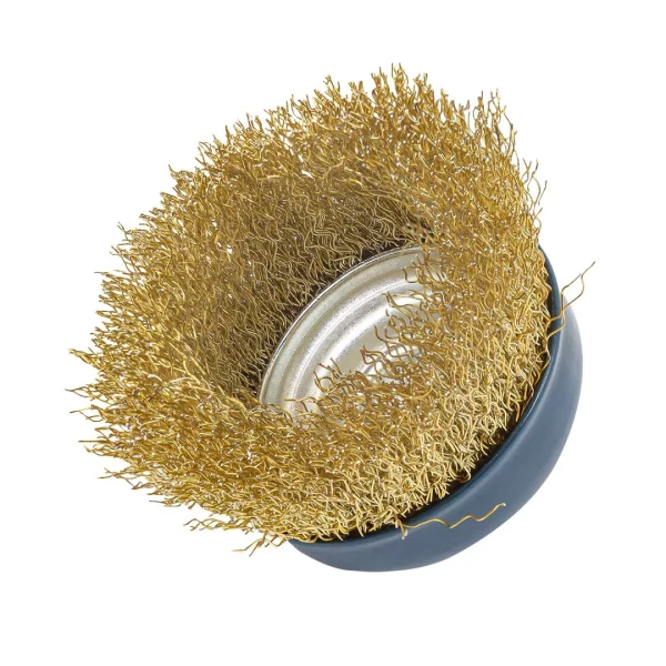 Кордщетка чашеобразная латунная для УШМ 60мм (М14)