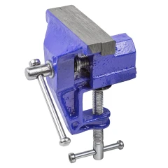 Тиски настольные мини (ширина губ - 70мм, захват-35мм, крепление ''струбцина'')