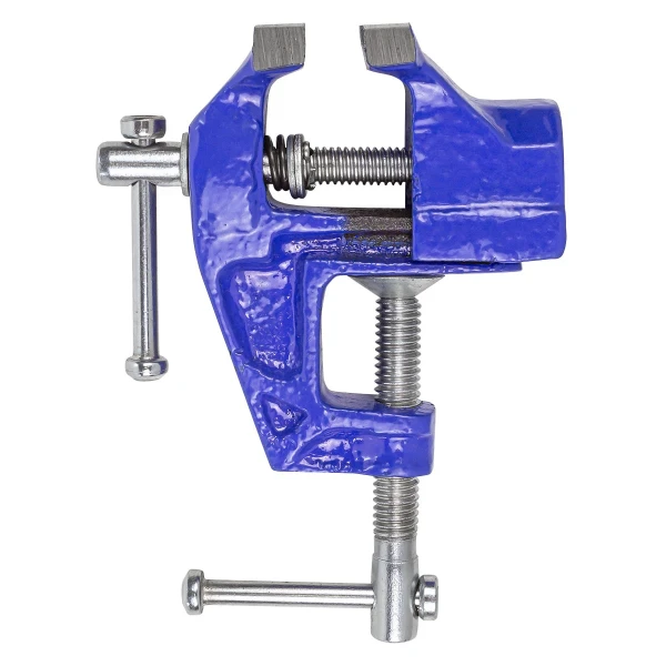 Тиски настольные мини (ширина губ - 70мм, захват-35мм, крепление ''струбцина'')