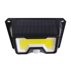 Светильник светодиодный настенный на солнечной батарее с датчиком движения (156 светодиодов)