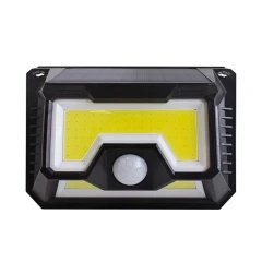 Светильник светодиодный настенный на солнечной батарее с датчиком движения (156 светодиодов)