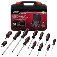 Отвертки ударные, набор 12пр.
