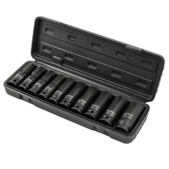 Набор головок ударных глубоких 10пр.,1/2''6гр.(10,12-15,17,19,21,22,24мм)