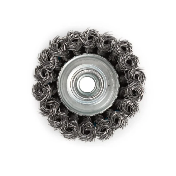 Кордщетка чашеобразная латунная для УШМ 75мм (М14)