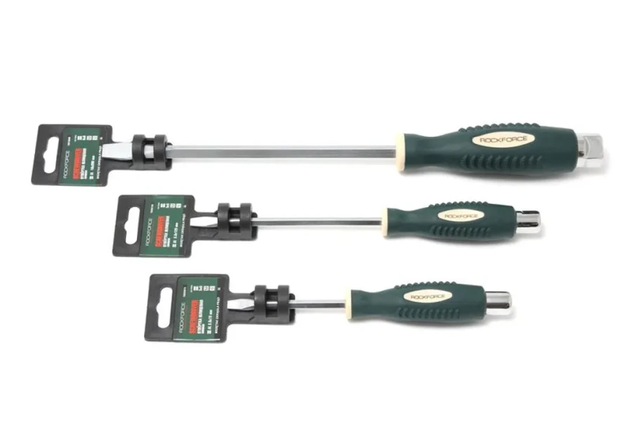 Отвертка шлицевая силовая магнитная ''Profi''S2 SL5.5х75мм, на пластиковом держателе