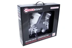 Набор краскораспылетелей с регулятором давл. 3пр(2.0-3.5Bar,120-200л/мин,600мл,1.4мм,3.0-4.0Bar,100-170л/мин,125мл,1.0мм)