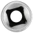 Головка глубокая 6мм (6гр.), 1/4''